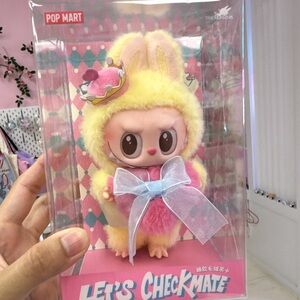 Pop Mart Yellow and Pink Bunny Figure